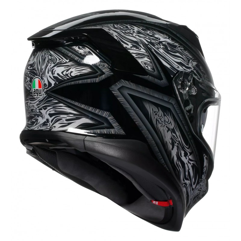 Мотошолом AGV K7 Damascus Black/Silver