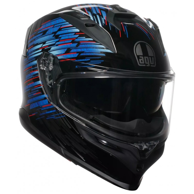Мотошолом AGV K7 Genisys Matt Black/Blue/Grey