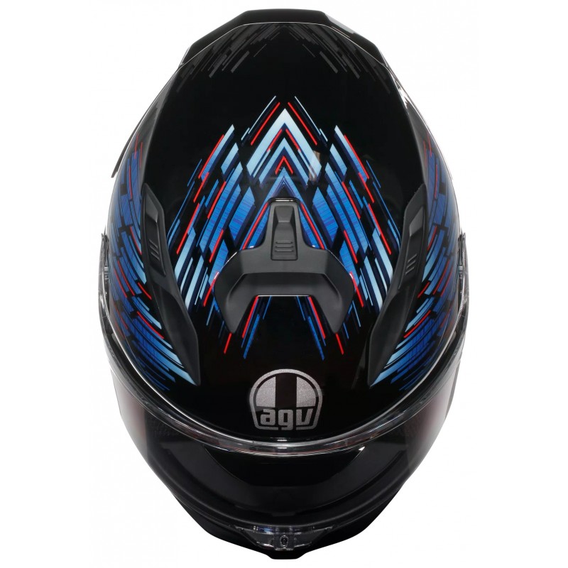 Мотошолом AGV K7 Genisys Matt Black/Blue/Grey