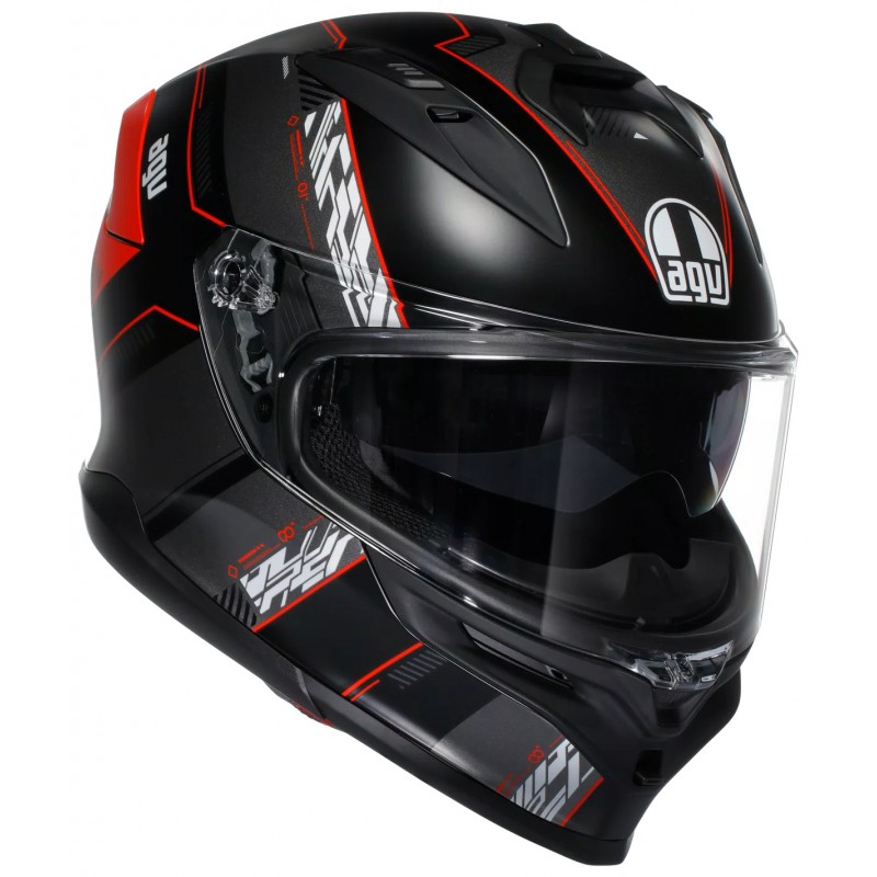 Мотошолом AGV K7 Kyber Matt Black/Red