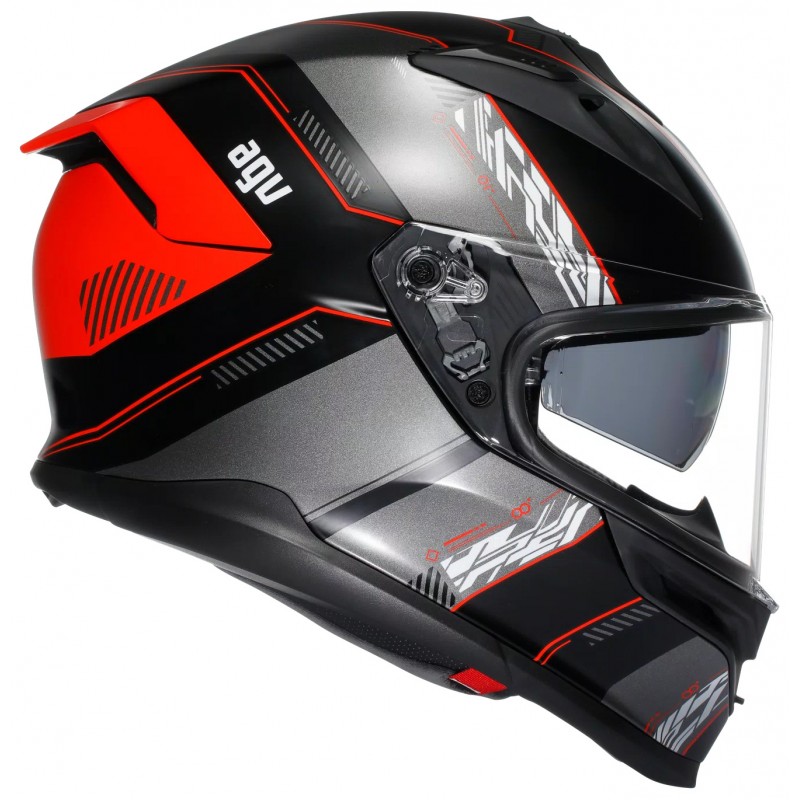 Мотошолом AGV K7 Kyber Matt Black/Red