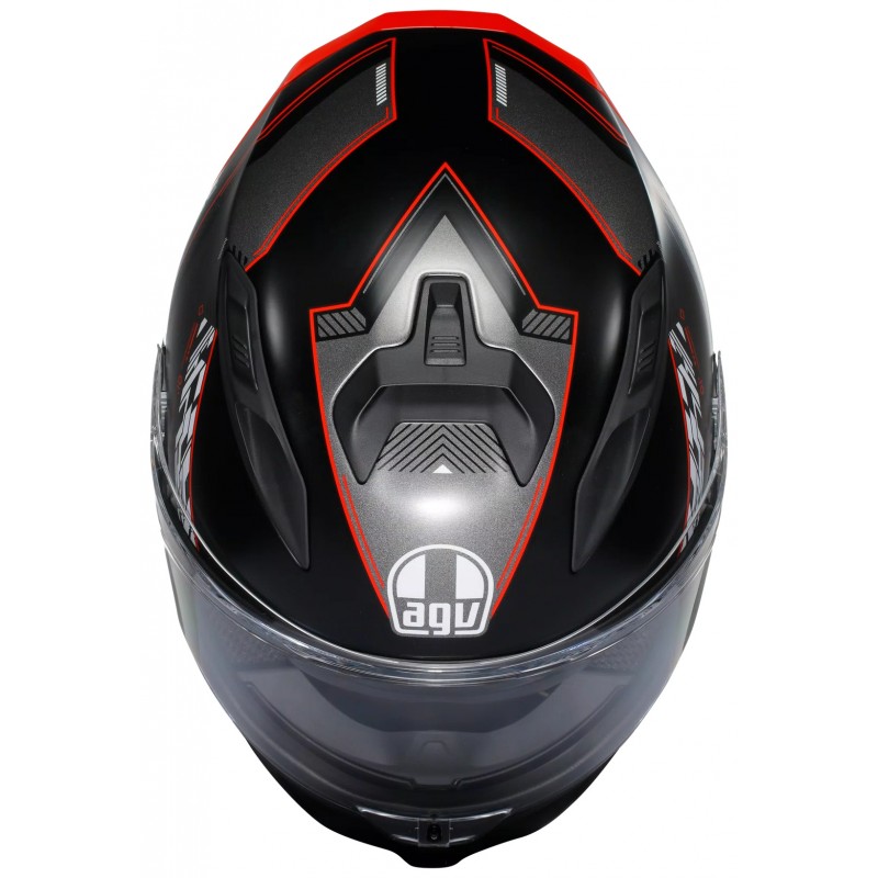 Мотошолом AGV K7 Kyber Matt Black/Red