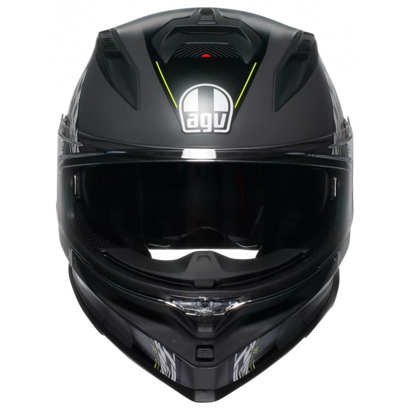 Мотошолом AGV K7 Kyber Matt Grey/Yellow