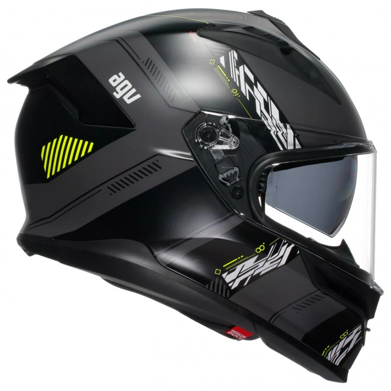 Мотошолом AGV K7 Kyber Matt Grey/Yellow