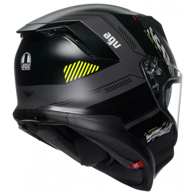 Мотошолом AGV K7 Kyber Matt Grey/Yellow