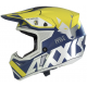 Мотошлем Axxis Wolf Jackal A3 Blue Yellow Matt