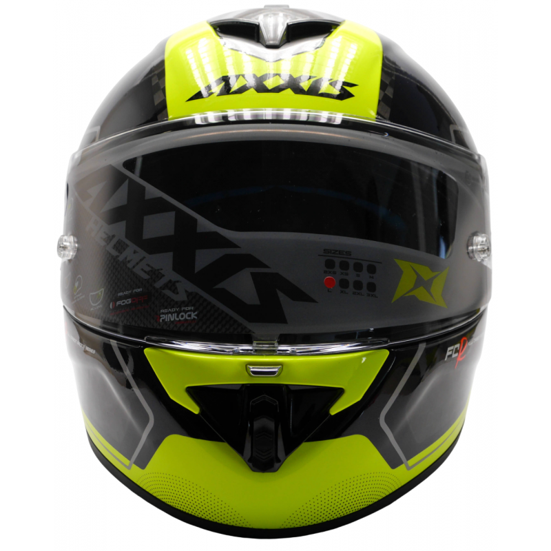 Мотошлем Axxis Cobra Rage A3 Yellow