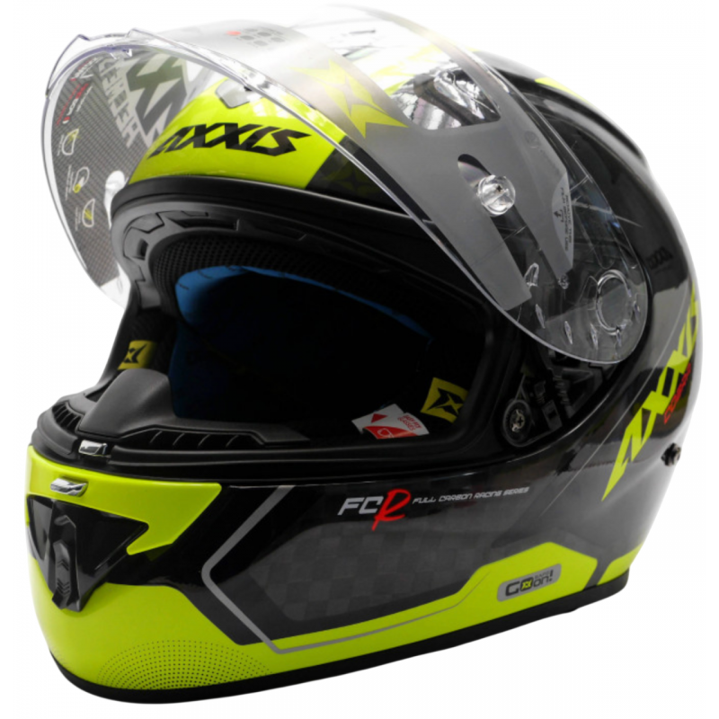 Мотошлем Axxis Cobra Rage A3 Yellow