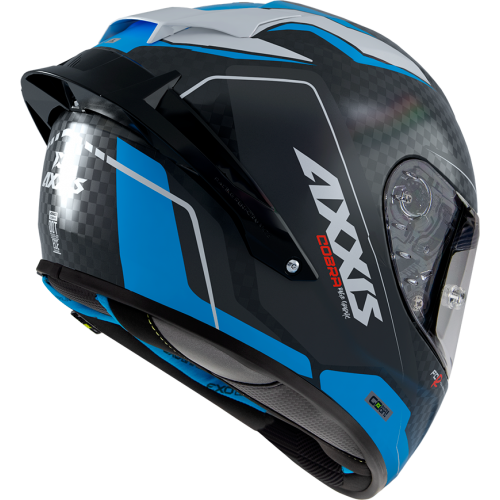 Мотошлем Axxis Cobra Rage A2 White Blue