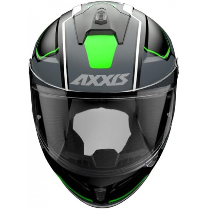 Мотошлем Axxis Draken S Sonar B16 Green Matt