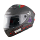 Мотошлем Axxis Draken S Horrorland A2 Grey Matt