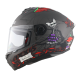 Мотошлем Axxis Draken S Horrorland A2 Grey Matt