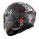 Мотошлем Axxis Draken S Horrorland A2 Grey Matt