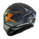 Мотошлем Axxis Draken S Sunray C4 Blue Grey Orange Matt