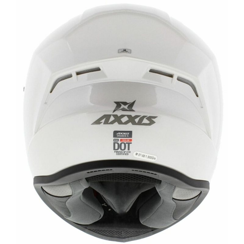 Мотошлем Axxis Draken S V.2 White