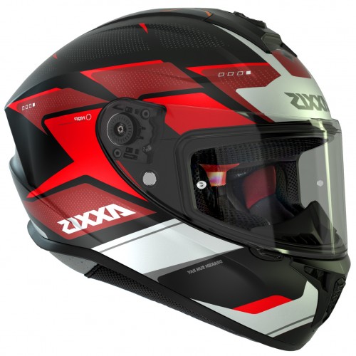 Мотошлем Axxis Draken S Sunray B5 Black Red White