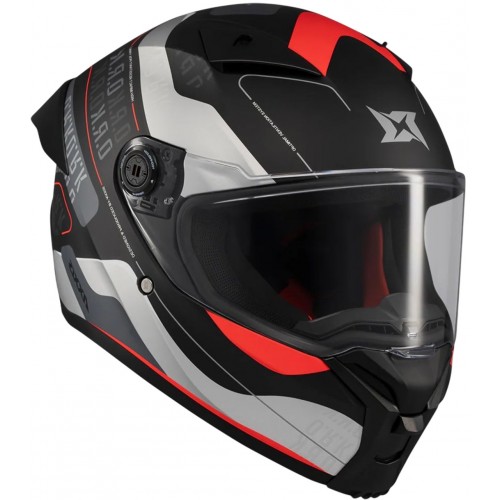 Мотошлем Axxis Fenix Ork B5 Red Matt