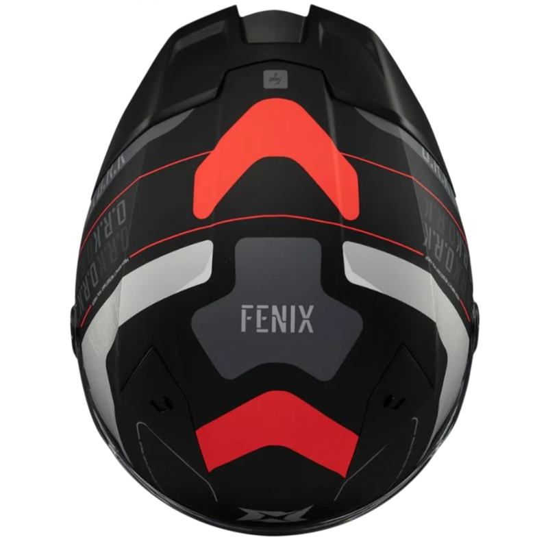 Мотошлем Axxis Fenix Ork B5 Red Matt