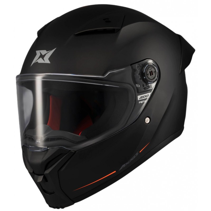 Мотошолом Axxis FF132 Fenix Solid A1 Black Matt