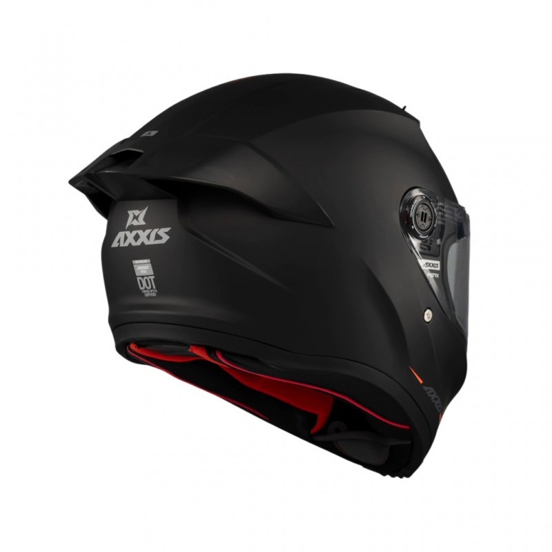 Мотошолом Axxis FF132 Fenix Solid A1 Black Matt