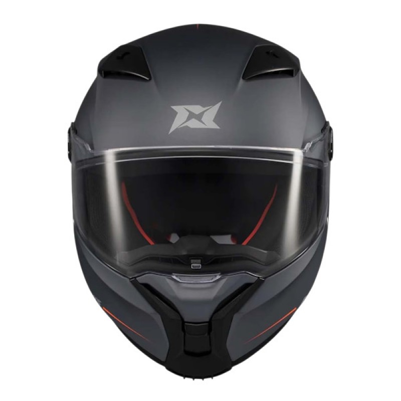 Мотошолом Axxis FF132 Fenix Solid A12 Matt Gray