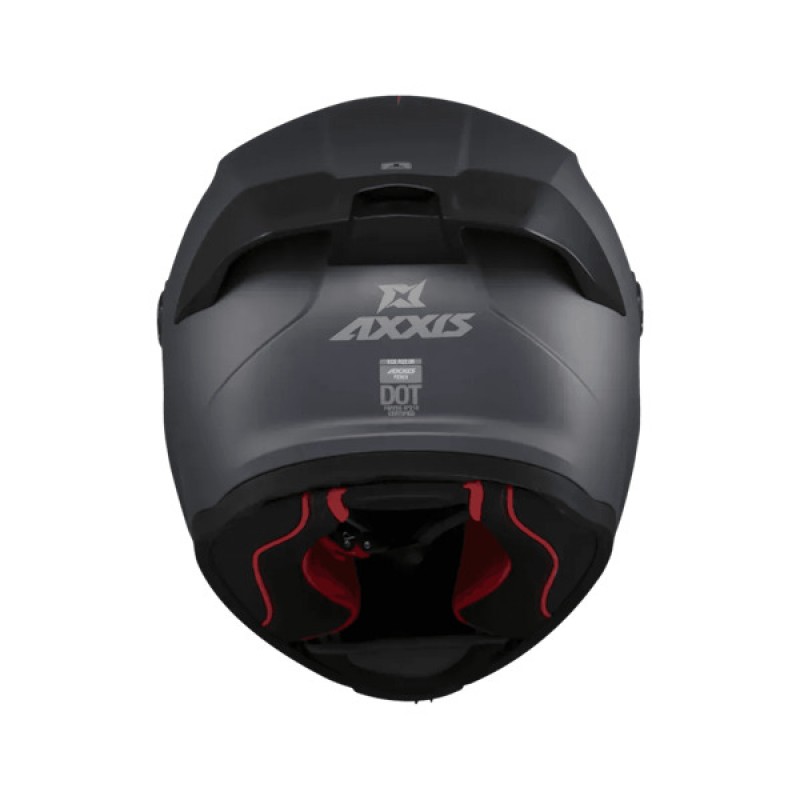 Мотошолом Axxis FF132 Fenix Solid A12 Matt Gray