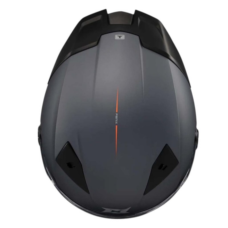 Мотошолом Axxis FF132 Fenix Solid A12 Matt Gray