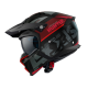 Мотошлем Axxis Hunter SV Block B5 Black Red Grey Matt