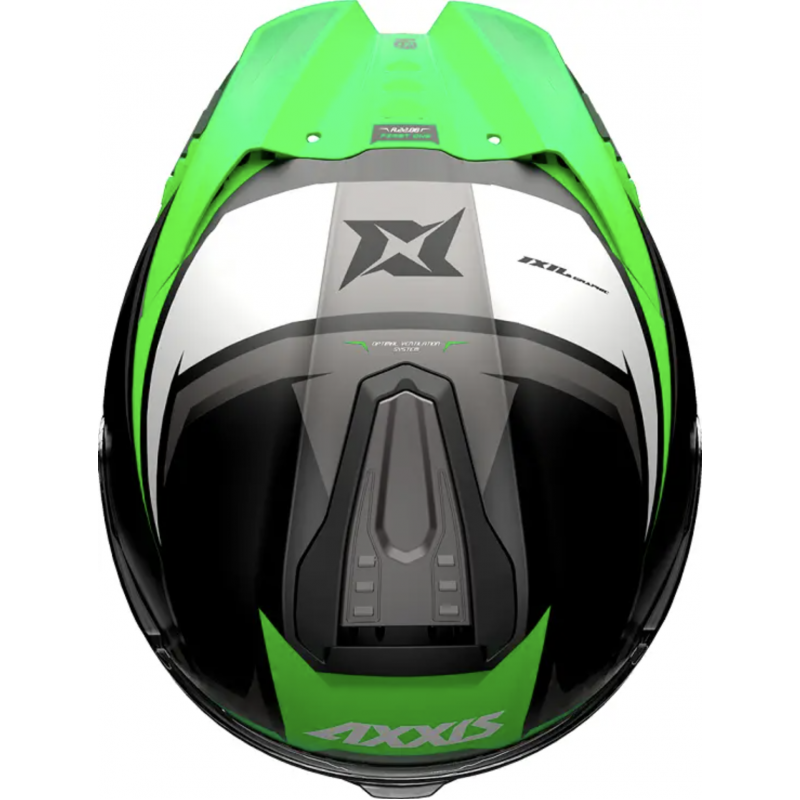 Мотошлем Axxis Hawk SV EVO IXIL A6 Green Matt