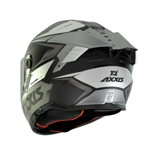 Мотошлем Axxis Hawk SV EVO IXIL A2 Titanium Matt