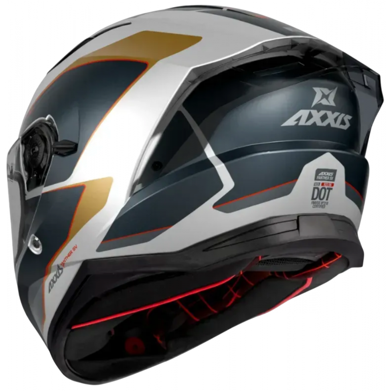 Мотошлем Axxis Panther SV Gale A9 Gold