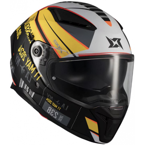 Мотошлем Axxis Panther SV Passenger B3 Yellow Matt