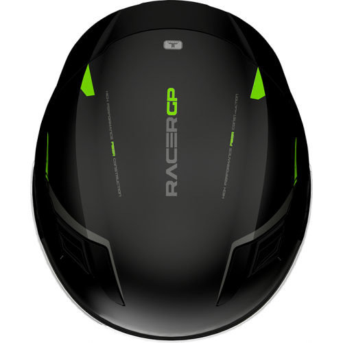 Мотошлем Axxis Racer GP SV Fiber B3 Yellow Matt