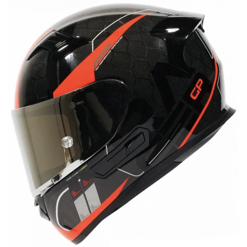 Мотошлем Axxis Racer GP SV Spike A5 Carbon Red