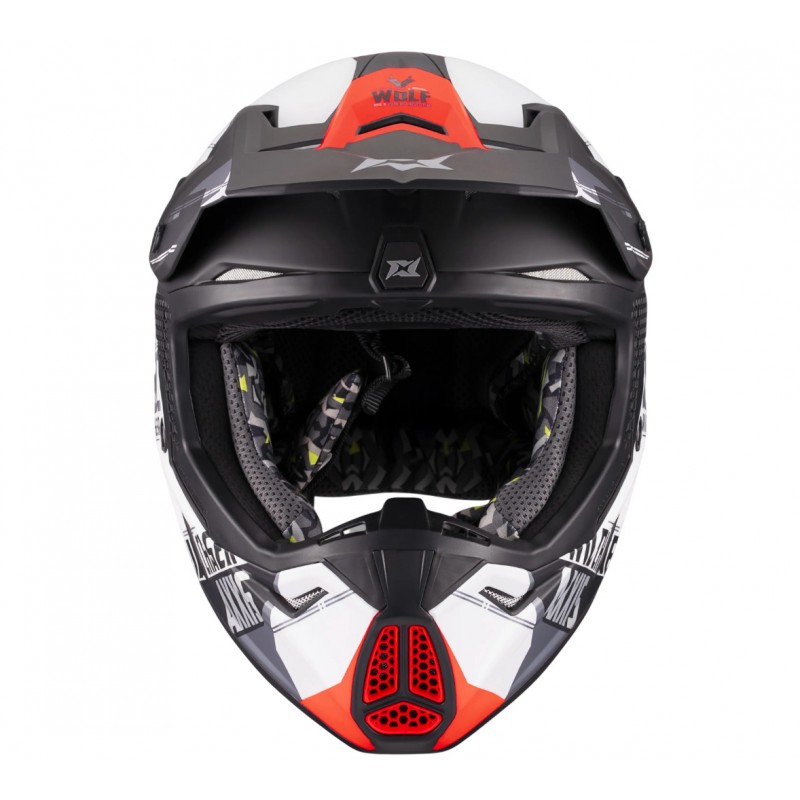 Мотошолом Axxis MX803B Wolf S Chaser B5 Matt