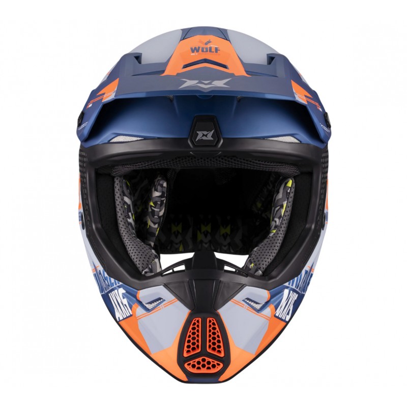 Мотошолом Axxis MX803B Wolf S Chaser C4 Matt