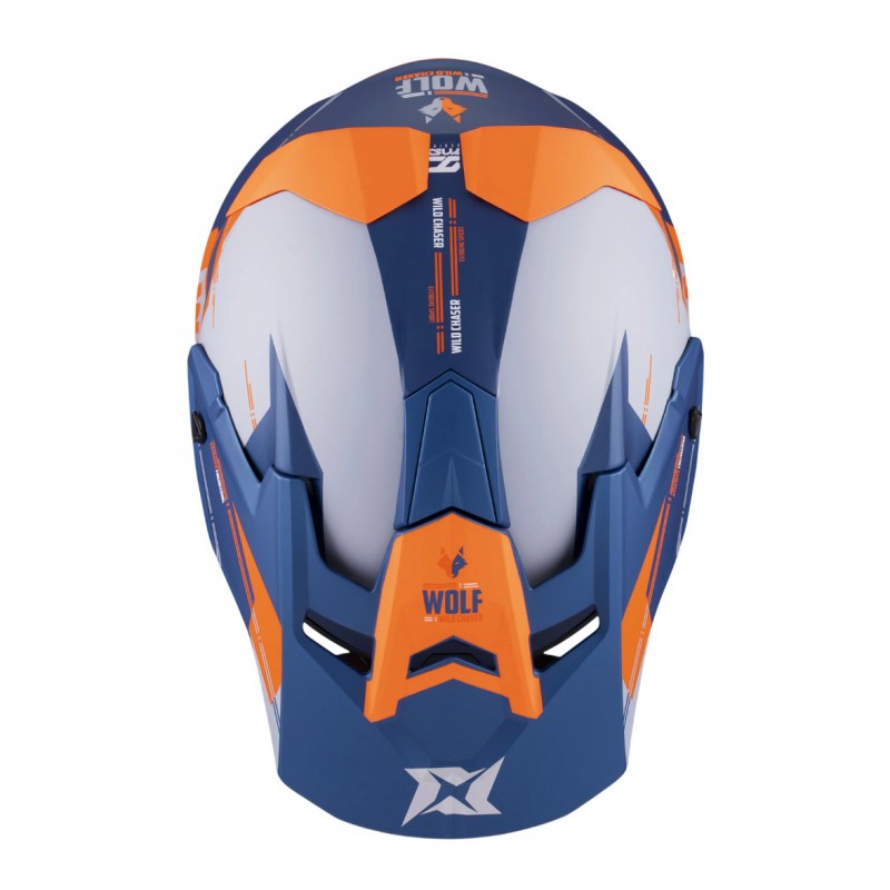 Мотошолом Axxis MX803B Wolf S Chaser C4 Matt