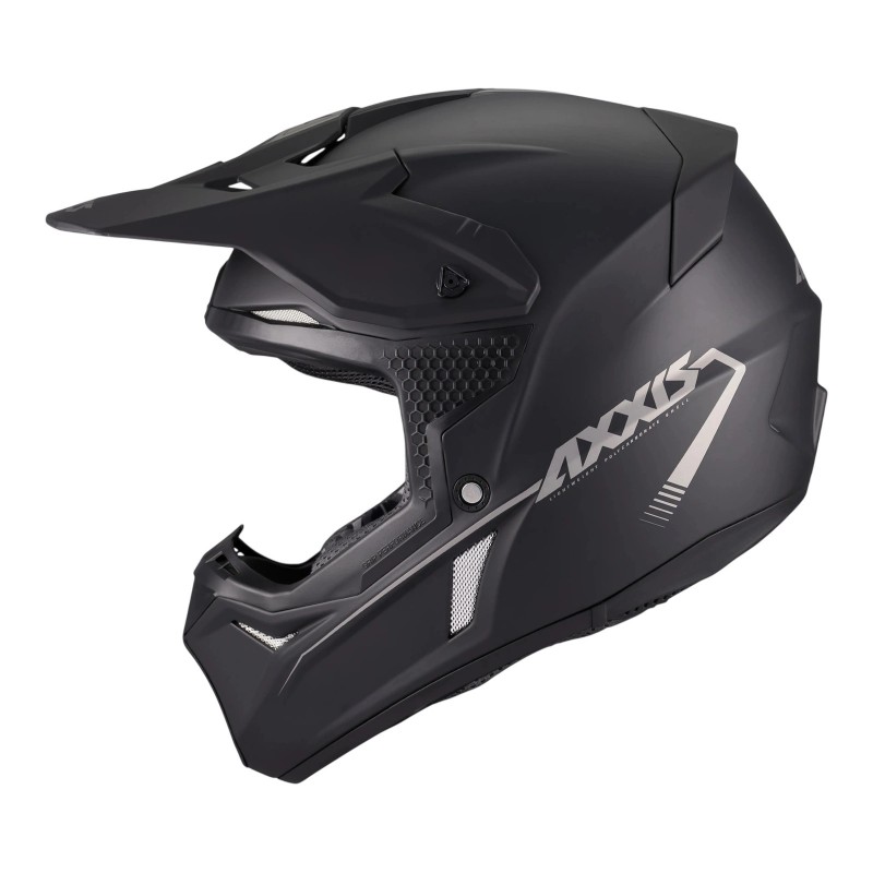 Мотошолом Axxis MX803B Wolf S Solid A1 Matt