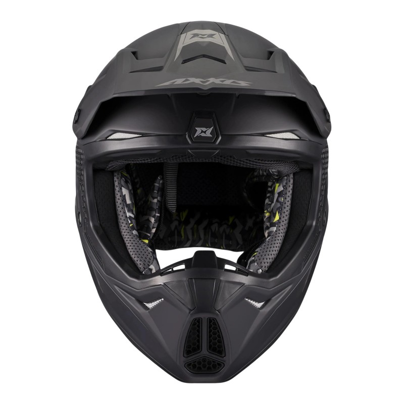 Мотошолом Axxis MX803B Wolf S Solid A1 Matt