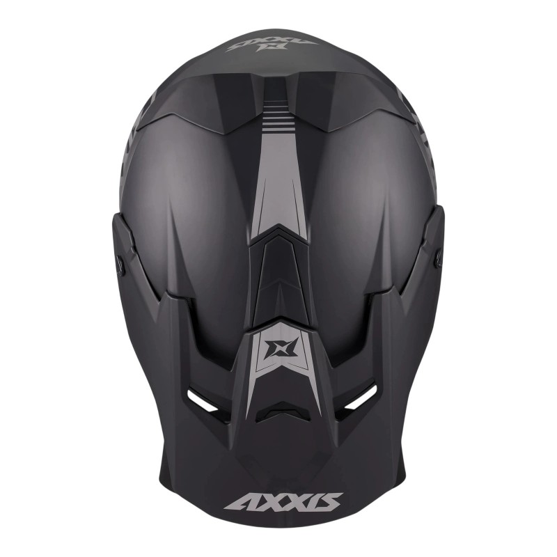 Мотошолом Axxis MX803B Wolf S Solid A1 Matt