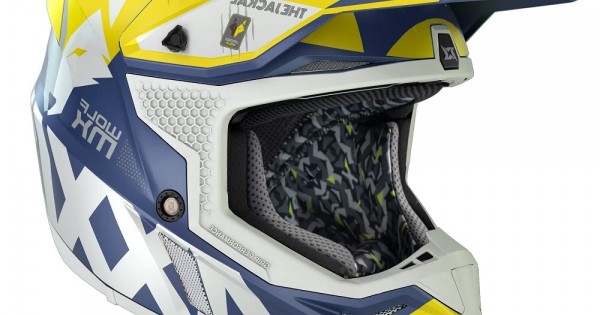 Мотошлем Axxis Wolf Jackal A3 Blue Yellow Matt купить от 5 280 грн