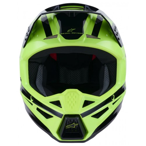 Мотошолом Alpinestars S-M3 Heat Yellow/Black