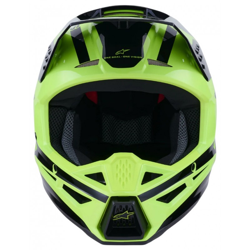 Мотошолом Alpinestars S-M3 Heat Yellow/Black