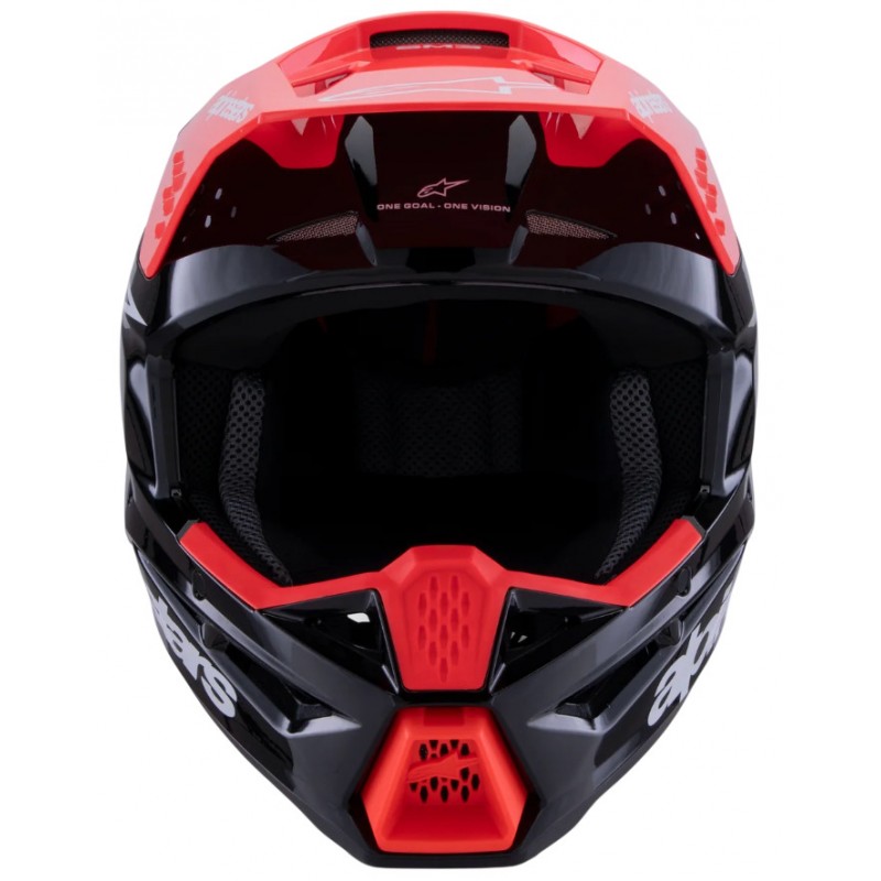Мотошолом Alpinestars S-M3 Radium Black/Red/White