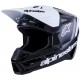 Мотошолом Alpinestars S-M3 Radium Black/White/Grey