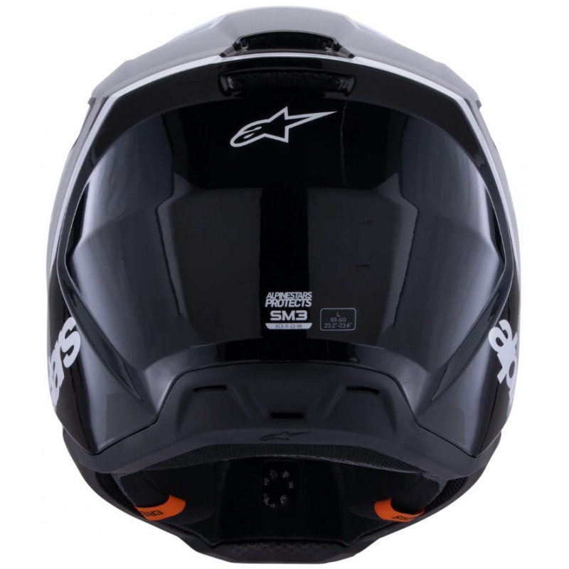 Мотошолом Alpinestars S-M3 Radium Black/White/Grey