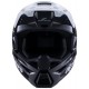 Мотошолом Alpinestars S-M3 Radium Black/White/Grey