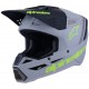 Мотошолом Alpinestars S-M3 Radium Gray/Black/Yellow