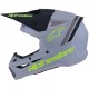 Мотошолом Alpinestars S-M3 Radium Gray/Black/Yellow