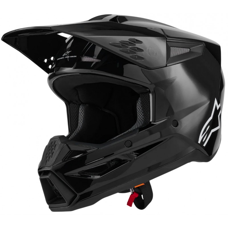 Мотошолом Alpinestars S-M3 Solid Black